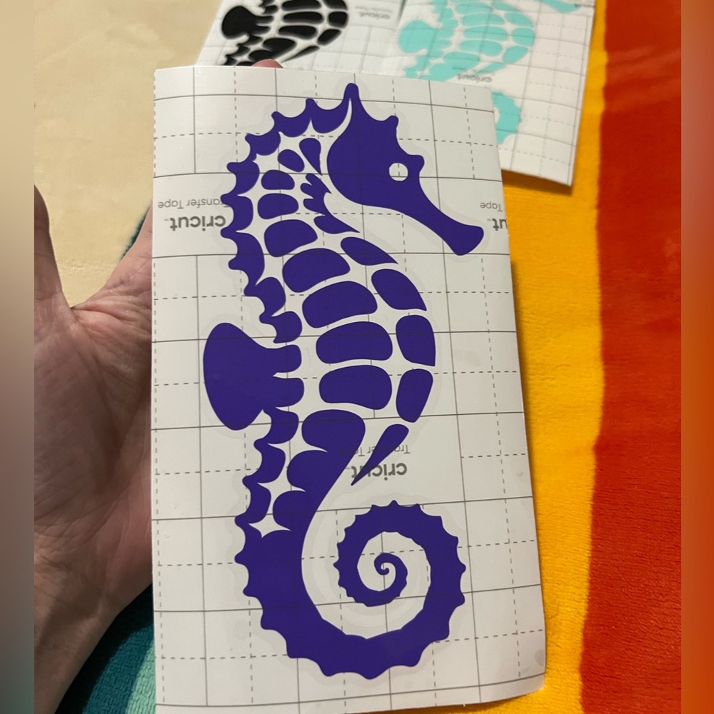 Seahorse Vinyl Decal 🌊